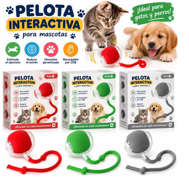 Pelota Interactiva Para Mascotas